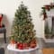5ft. Pre-Lit Snowed Tipped Clermont Mixed Pine Artificial Christmas Tree, Clear Lights